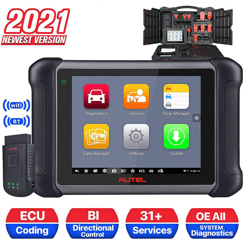 Autel Maxisys MS906BT [2 Years Free Update] ECU Coding Diagnostic Tool  Wireless Bluetooth Scanner